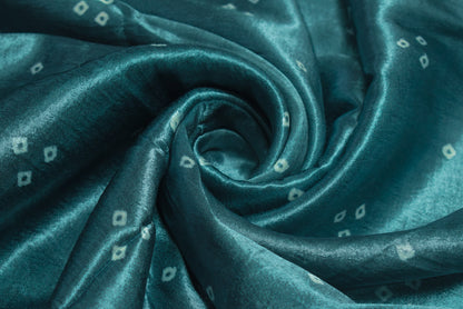 Bandhej [ Tie-Dye] Mashru Silk Unstitched Kurta Fabric   3.0 Mtr  Length  -  SKU : HM02C02L