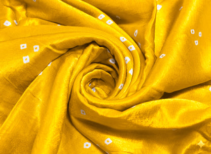 Bandhej [ Tie-Dye] Mashru Silk Unstitched Kurta Fabric   2.5 Mtr  Length  -  SKU : HM02C01I