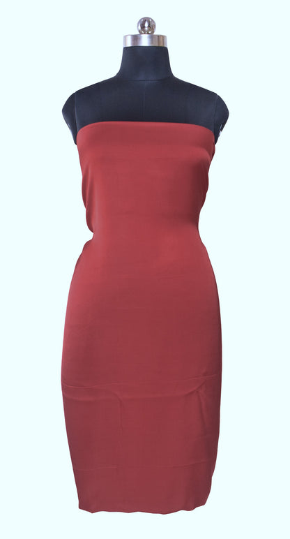 Plain Dyeing Modal Silk Plain Hand Dyed Unstitched Kurta Fabric  Mtr Length  3 Mtr  Length  -  SKU : HM10C02S