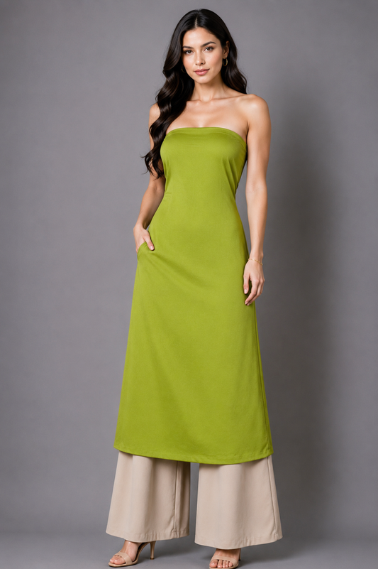 Plain Dyeing Modal Silk Plain Hand Dyed Unstitched Kurta Fabric 2.5 Mtr  Length  -  SKU : HM06802A
