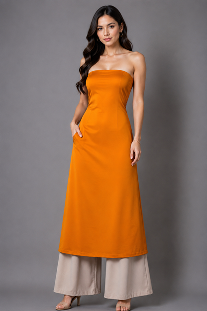 Plain Dyeing Modal Silk Plain Hand Dyed Unstitched Kurta Fabric 2.75 Mtr  Length  -  SKU : HM06801C
