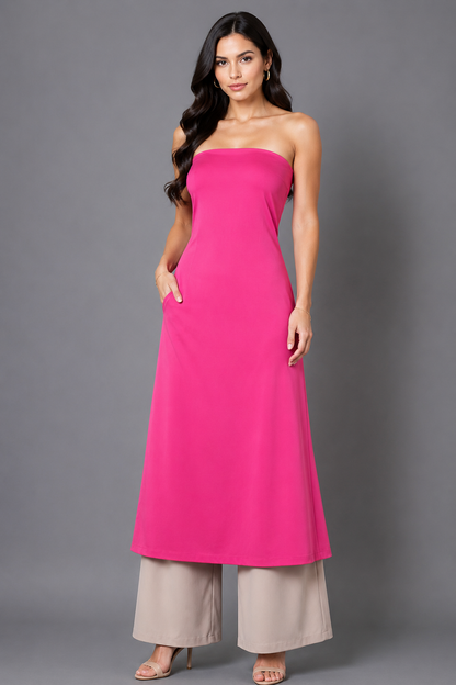 Plain Dyeing Modal Silk Plain Hand Dyed Unstitched Kurta Fabric 2.75 Mtr  Length  -  SKU : HM06801K