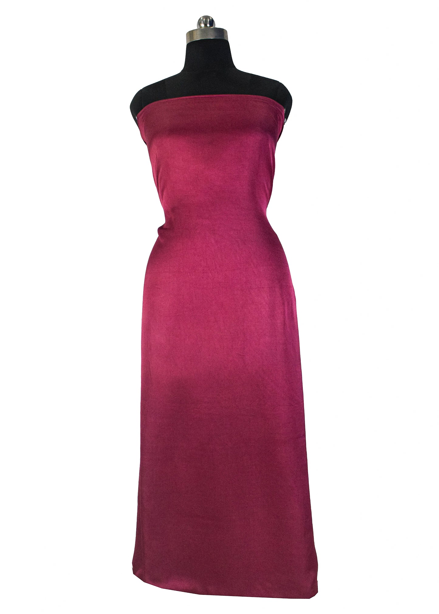 Plain Dyeing Modal Silk Plain Hand Dyed Unstitched Kurta Fabric 3.0 Mtr  Length  -  SKU : HM10C02E