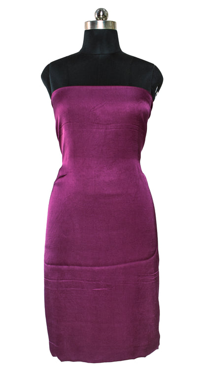 Plain Dyeing Modal Silk Plain Hand Dyed Unstitched Kurta Fabric  Mtr Length  2.5 Mtr  Length  -  SKU : HM10C01H