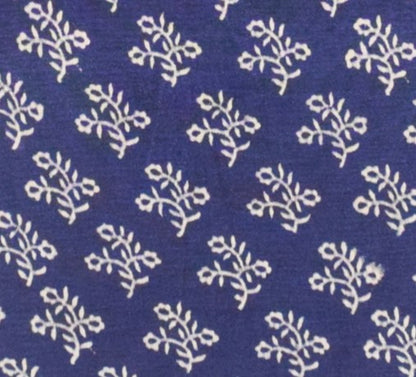Screen Print Hand Printed Mashru Silk Unstitched Kurta Fabric    2.5 Mtr  Length  -  SKU : HM16C01D
