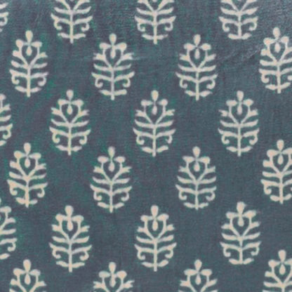 Screen Print Hand Printed Mashru Silk Unstitched Kurta Fabric   2.5 Mtr  Length  -  SKU : HM01C05A