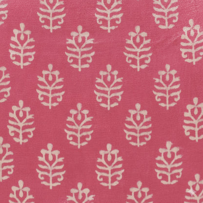 Screen Print Hand Printed Mashru Silk Unstitched Kurta Fabric   2.5 Mtr  Length  -  SKU : HM01C05C