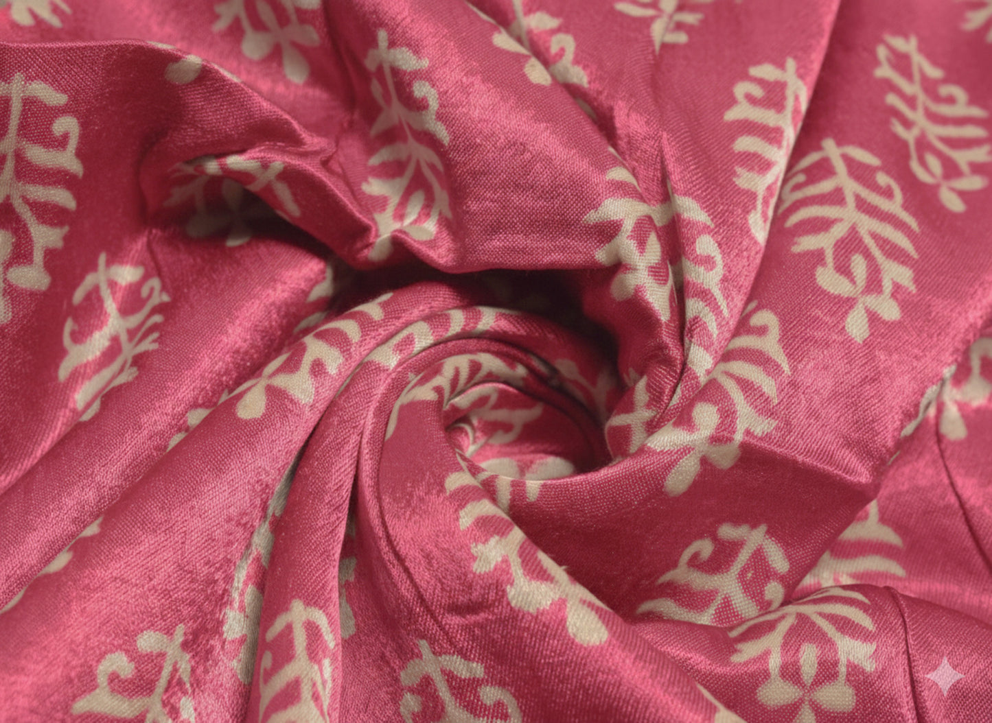 Screen Print Hand Printed Mashru Silk Unstitched Kurta Fabric   3 Mtr  Length  -  SKU : HM01C06C