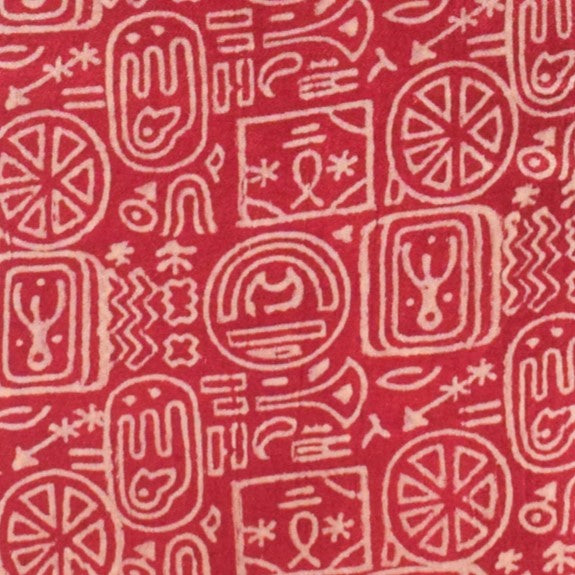 Screen Print Hand Printed Mashru Silk Unstitched Kurta Fabric    2.5 Mtr  Length  -  SKU : HM16C01J