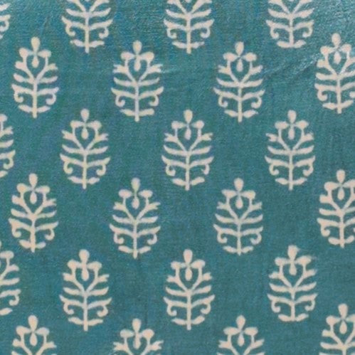 Screen Print Hand Printed Mashru Silk Unstitched Kurta Fabric   3 Mtr  Length  -  SKU : HM01C06D