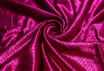 Grain [Dani] Weave Mashru Silk Unstitched Kurta Fabric   2.5 Mtr  Length  -  SKU : 0075-PKBK
