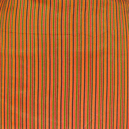 Handloom Woven Mashru Silk Handloom Fine Stripes Unstitched Kurta Fabric 36 Inch Width   3 Mtr  Length  -  SKU : HM07303A