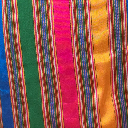 Handloom Woven Mashru Silk Handloom Fine Stripes Unstitched Kurta Fabric 36 Inch Width  2.00 Mtr  Length  -  SKU : HM30401B