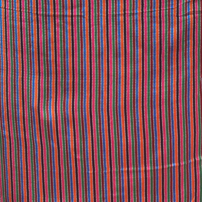 Handloom Woven Mashru Silk Handloom Fine Stripes Unstitched Kurta Fabric 36 Inch Width  2.00 Mtr  Length  -  SKU : HM30401C