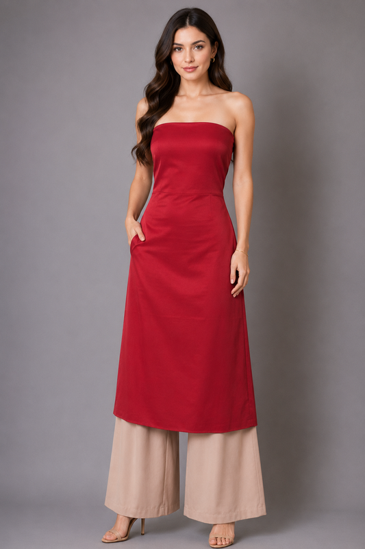 Plain Dyeing Modal Silk Unstitched Kurta Fabric   2.5 Mtr  Length  -  SKU : 0083