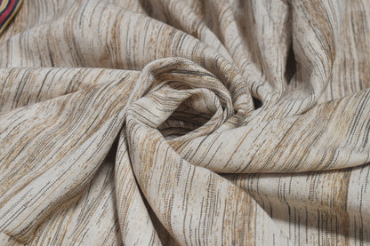 Weaving Design Fine Cotton Thread Dyeing Weaving Handloom Woven Unstitched Kurta Fabric  Mtr Length  2.5 Mtr  Length  -  SKU : DV19402A