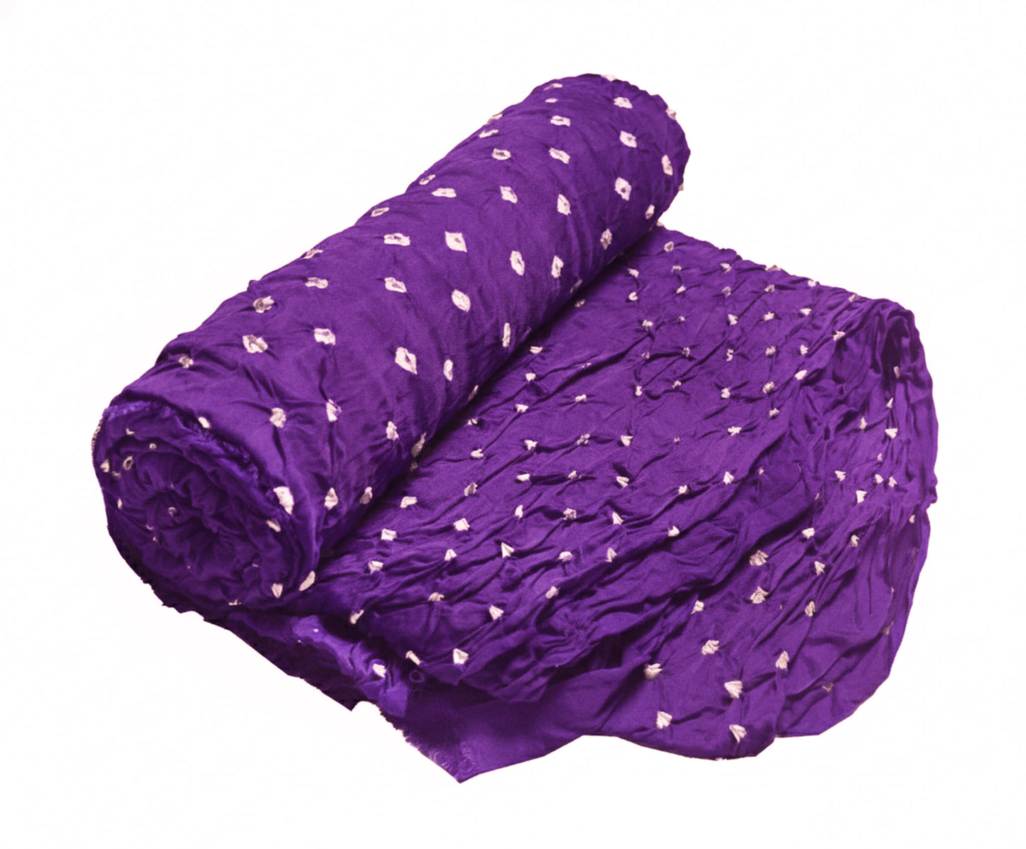 Bandhej [ Tie-Dye] Modal Silk Single Colour Bandhani Unstitched Kurta Fabric  Mtr Length  2.5 Mtr  Length  -  SKU : 0090-VIWH