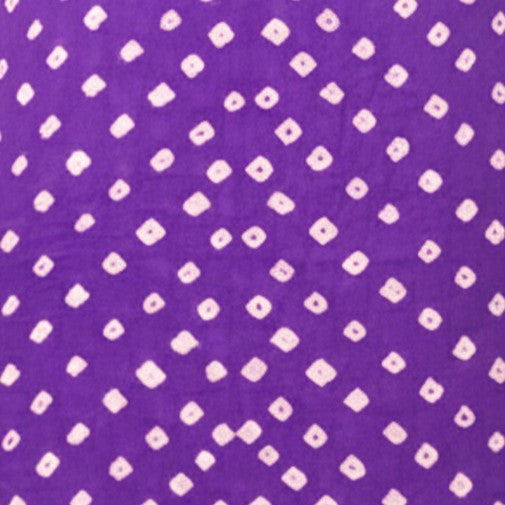 Bandhej [ Tie-Dye] Modal Silk Single Colour Bandhani Unstitched Kurta Fabric  Mtr Length  2.5 Mtr  Length  -  SKU : 0090-VIWH