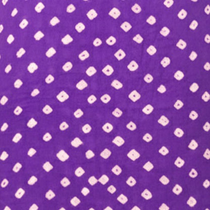 Bandhej [ Tie-Dye] Modal Silk Single Colour Bandhani Unstitched Kurta Fabric  Mtr Length  2.5 Mtr  Length  -  SKU : 0090-VIWH