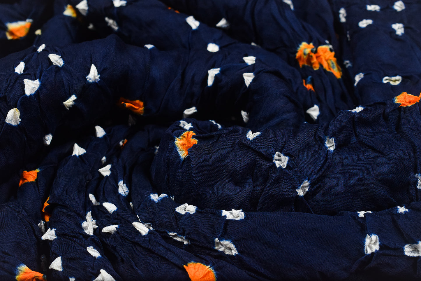 Bandhej [ Tie-Dye] Modal Silk Multi (Bandhej - Tie Dye) Unstitched Kurta Fabric  Mtr Length  2.5 Mtr  Length  -  SKU : 0091-NBYE