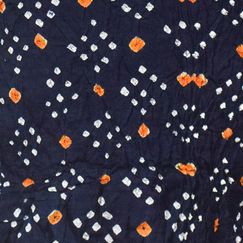 Bandhej [ Tie-Dye] Modal Silk Multi (Bandhej - Tie Dye) Unstitched Kurta Fabric  Mtr Length  2.5 Mtr  Length  -  SKU : 0091-NBYE