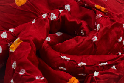 Bandhej [ Tie-Dye] Modal Silk Multi (Bandhej - Tie Dye) Unstitched Kurta Fabric  Mtr Length  2.5 Mtr  Length  -  SKU : 0091-REYE