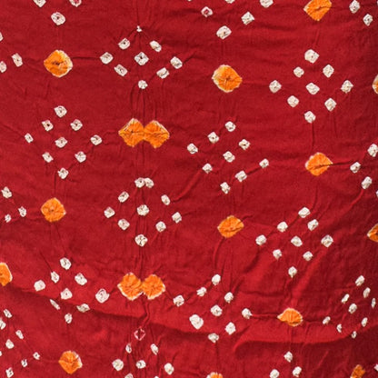 Bandhej [ Tie-Dye] Modal Silk Multi (Bandhej - Tie Dye) Unstitched Kurta Fabric  Mtr Length  2.5 Mtr  Length  -  SKU : 0091-REYE