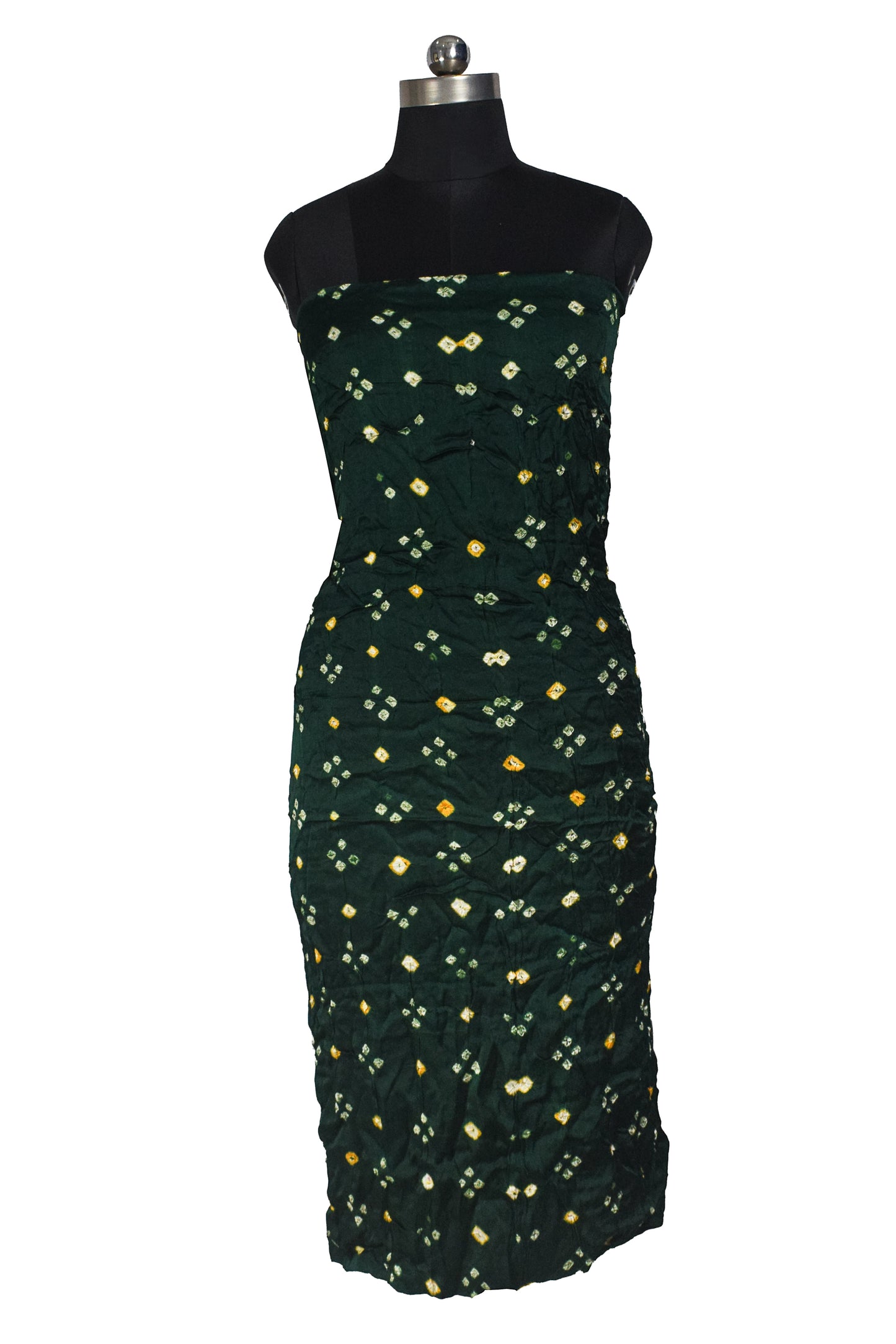 Multi (Bandhej - Tie Dye) Modal Silk Unstitched Kurta Fabric  Mtr Length  2.5 Mtr  Length  -  SKU : KH25801G