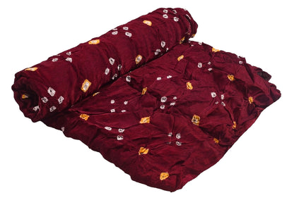 Multi (Bandhej - Tie Dye) Modal Silk Unstitched Kurta Fabric  Mtr Length  2.5 Mtr  Length  -  SKU : KH25801A