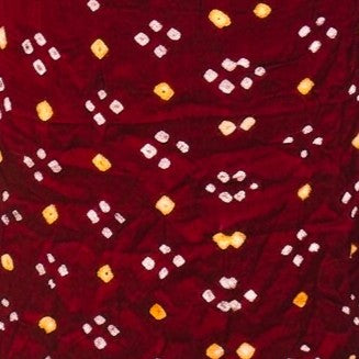 Multi (Bandhej - Tie Dye) Modal Silk Unstitched Kurta Fabric  Mtr Length  2.5 Mtr  Length  -  SKU : KH25801A