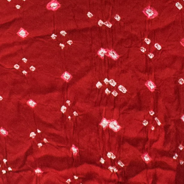 Multi (Bandhej - Tie Dye) Modal Silk Unstitched Kurta Fabric  Mtr Length  2.5 Mtr  Length  -  SKU : KH25801J