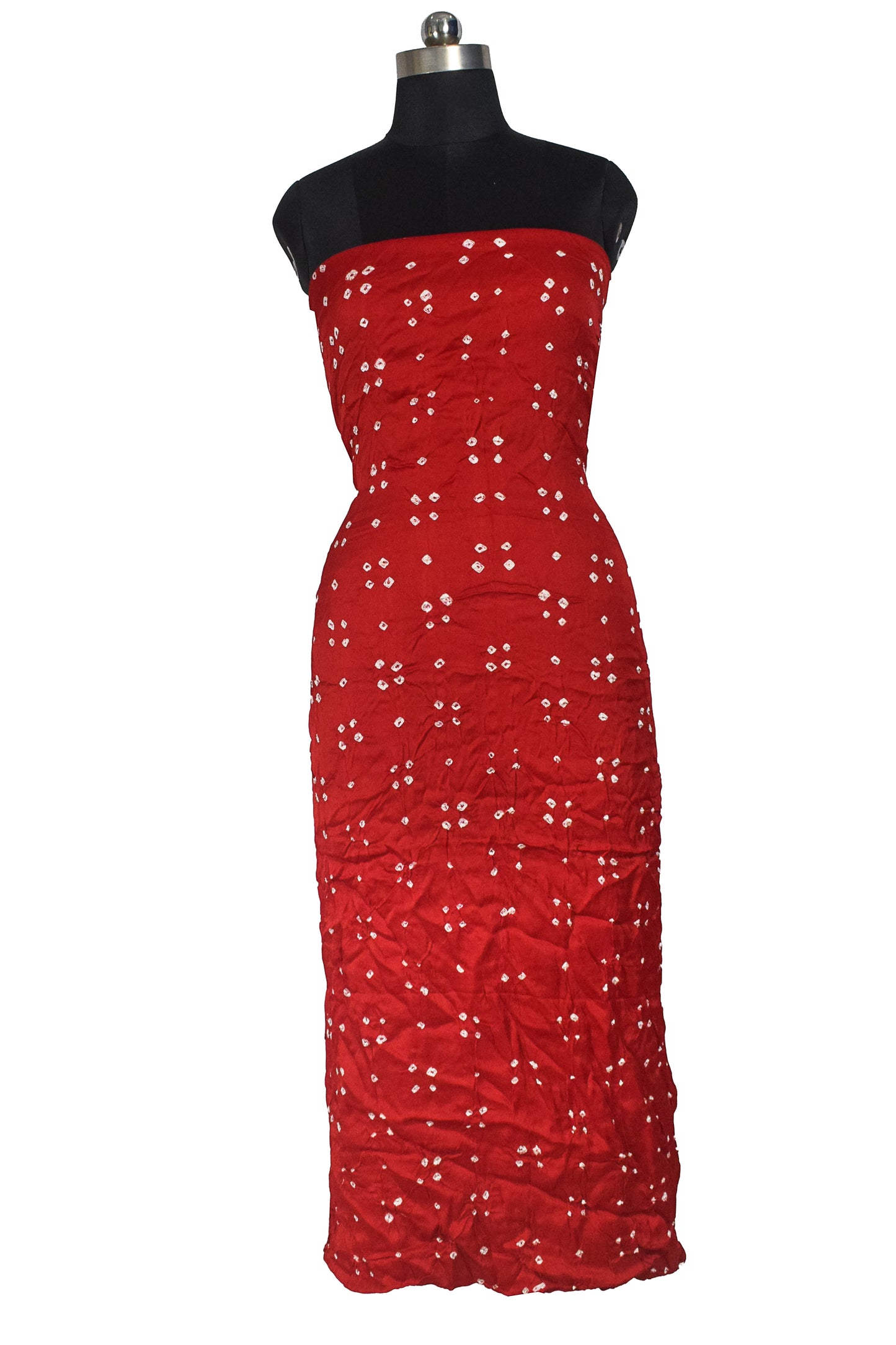Multi (Bandhej - Tie Dye) Modal Silk Unstitched Kurta Fabric  Mtr Length  3 Mtr  Length  -  SKU : KH25801K