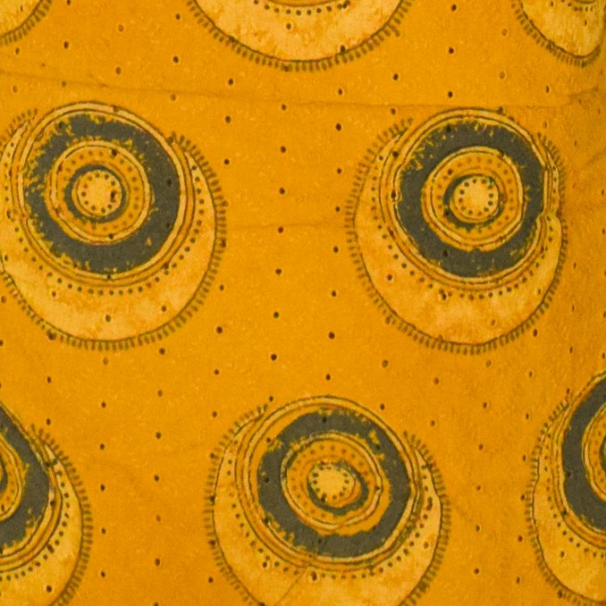 Ajrakh Cotton Natural Dye Hakoba Design Hand Block Print Unstitched Kurta Fabric  Mtr Length  2.5 Mtr  Length  -  SKU : MK12901F