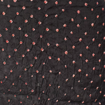 Bandhej [ Tie-Dye] Modal Silk Double Colour Unstitched Kurta Fabric  Mtr Length  2.5 Mtr  Length  -  SKU : 0097-BKRE