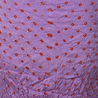 Bandhej [ Tie-Dye] Modal Silk Double Colour Unstitched Kurta Fabric  Mtr Length  2.5 Mtr  Length  -  SKU : 0097-PRRE