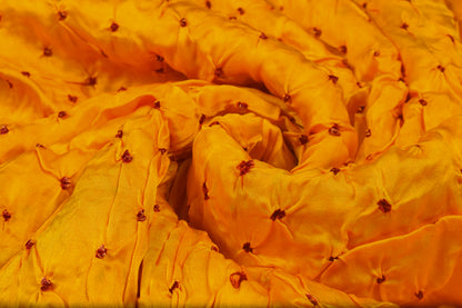 Bandhej [ Tie-Dye] Modal Silk Double Colour Unstitched Kurta Fabric  Mtr Length  2.5 Mtr  Length  -  SKU : 0097-YERE