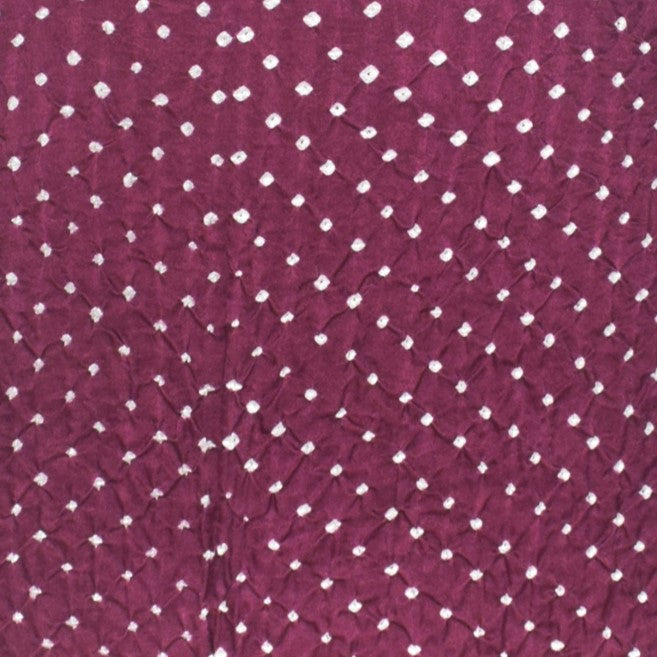 Bandhej [ Tie-Dye] Gaji Silk Single Colour Bandhani Unstitched Kurta Fabric  3.00 Mtr  Length  -  SKU : KH14801F