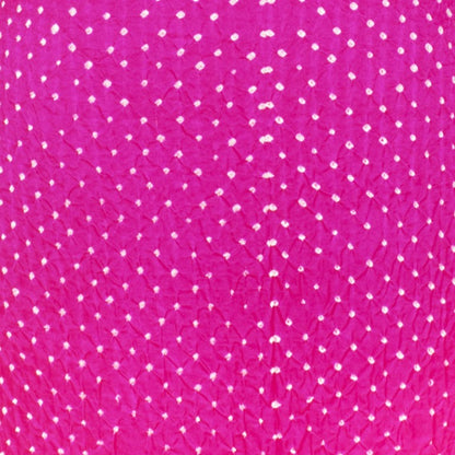Bandhej [ Tie-Dye] Gaji Silk Single Colour Bandhani Unstitched Kurta Fabric  2.50 Mtr  Length  -  SKU : KH14801A