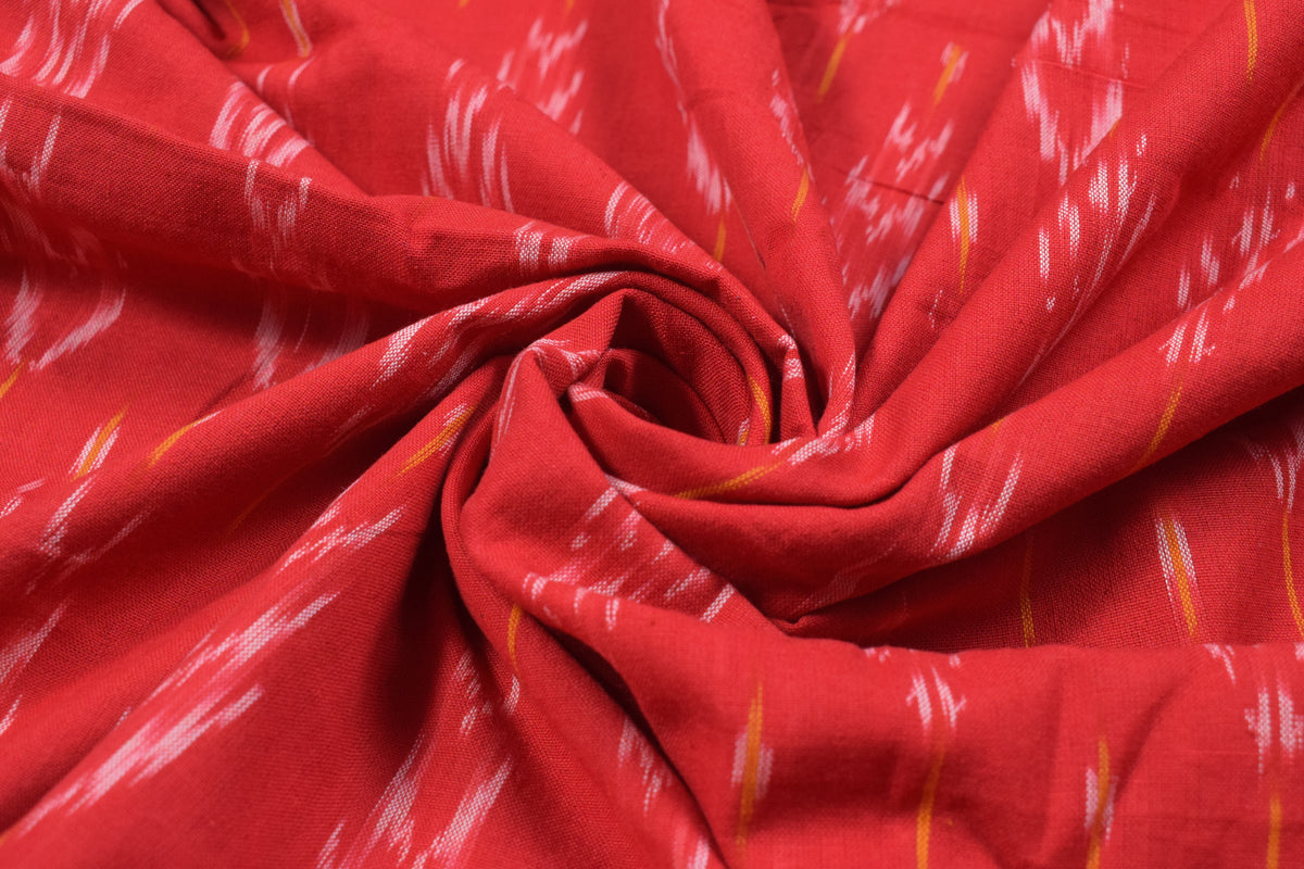 Ikat Print Cotton Unstitched Kurta Fabric  2.50 Mtr  Length  -  SKU : GT22801A