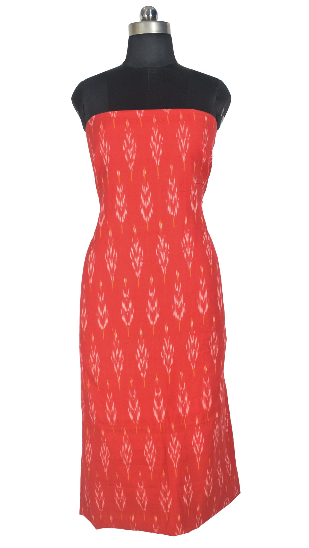 Ikat Print Cotton Unstitched Kurta Fabric  2.50 Mtr  Length  -  SKU : GT22801A