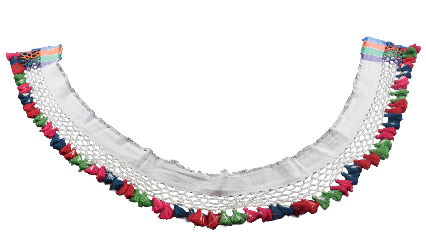 Plain Dyeing Cotton Hand Woven Handwork Border  - 1.2 Mtr Length    -  SKU : BM22901A