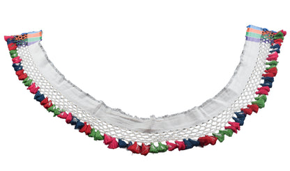 Plain Dyeing Cotton Hand Woven Handwork Border  - 1.2 Mtr Length    -  SKU : BM22901A