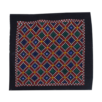 Jat Work cotton Hand Embroidered Handwork Patch  - 21 cms Length    -  SKU : AB12301A