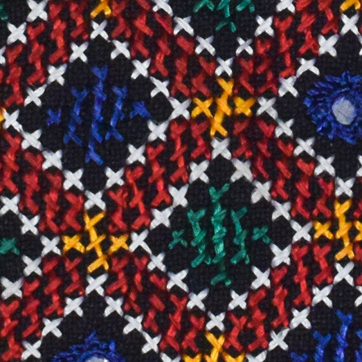Jat Work cotton Hand Embroidered Handwork Patch  - 21 cms Length    -  SKU : AB12301A