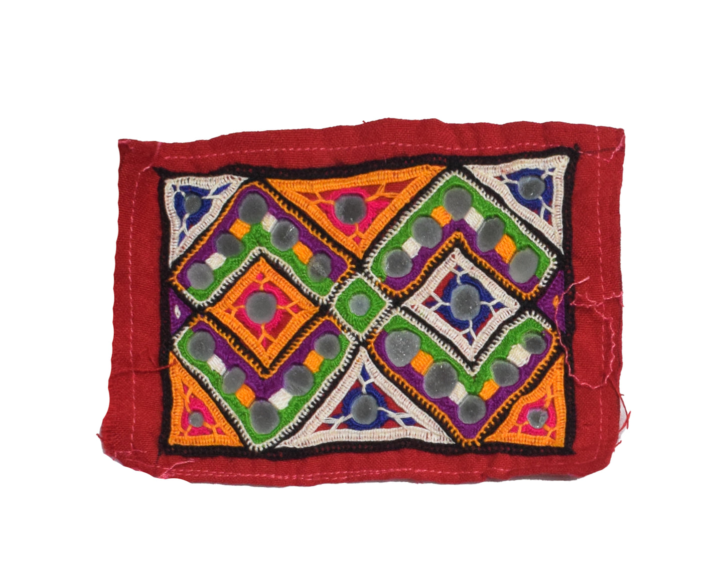Ahir Work Cotton Hand Embroidery Handwork Patch    -  SKU: MD04503A