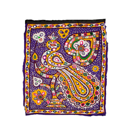 Ahir Work Cotton Hand Embroidery Handwork Patch  - 40 cms Length    -  SKU : MD03707A