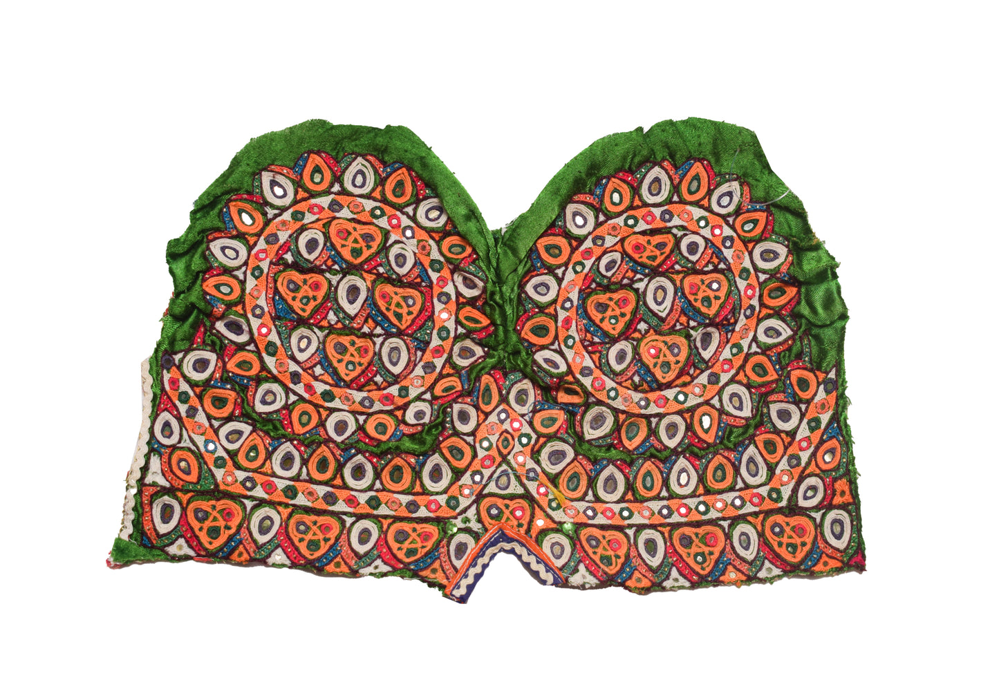 Ahir Work Cotton Hand Embroidery Handwork Patch   - 20 cms Length    -  SKU : MD18806B