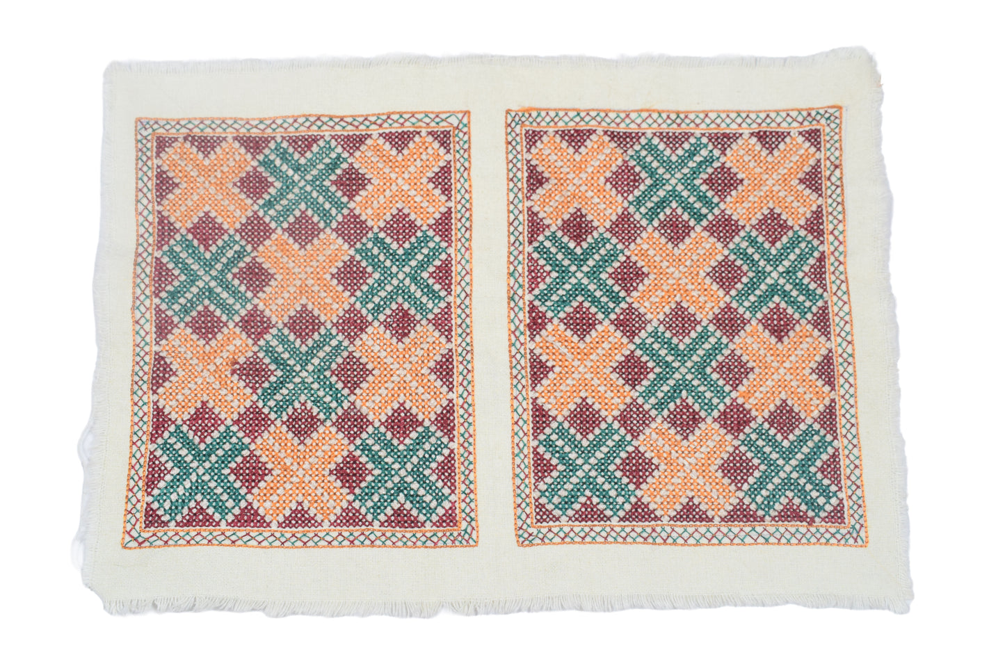 Jat Work Cotton Hand Embroidered Handwork Patch  - 20 cms Length   -  SKU : SH15610C