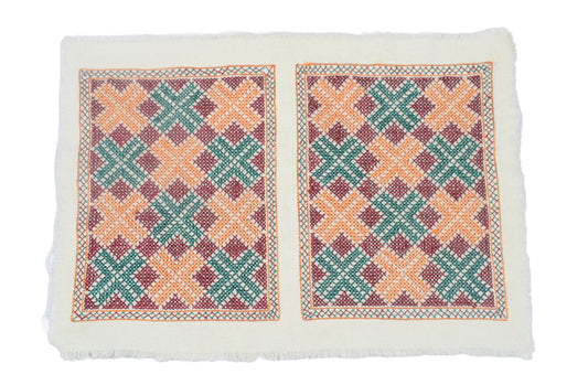 Jat Work Cotton Hand Embroidered Handwork Patch  - 20 cms Length   -  SKU : SH15610C