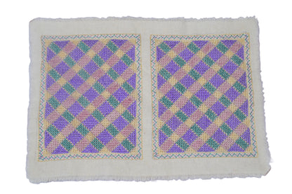 Jat Work Cotton Hand Embroidered Handwork Patch  - 20 cms Length   -  SKU : SH15610B